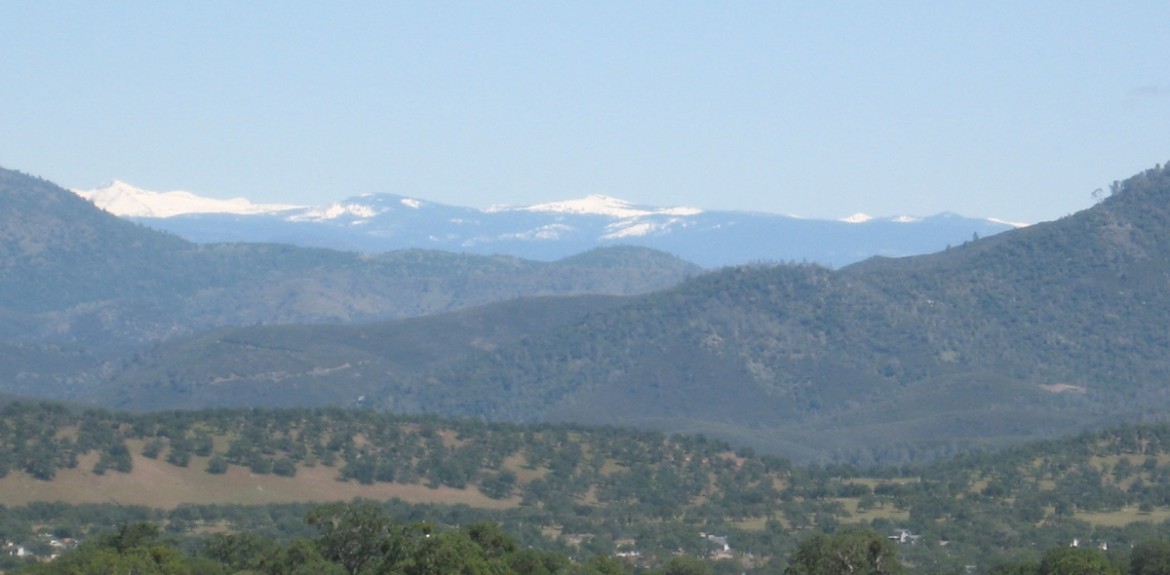 View of Sierras