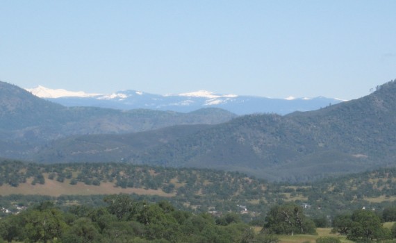 View of Sierras